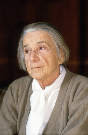 Nathalie Sarraute in Paris, 10 March 1986