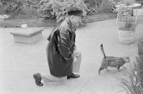 Portrait of Pierre Seghers on May 9, 1983