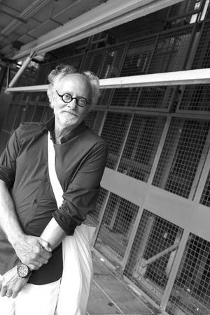 Portrait of Michel Jullien, 2018 (b/w photo)