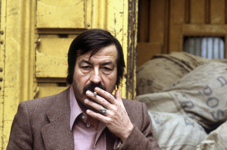 27 Mar 1979 - Writer Gunter Grassy Smoking a Cigarette