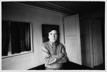 Portrait of Michel Ragon, February 9, 1977