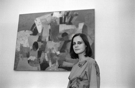 Portrait of France Huser at Paris, September 12, 1986