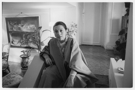 Portrait of Edmonde Charles-Roux (Charles Roux), in May 1971