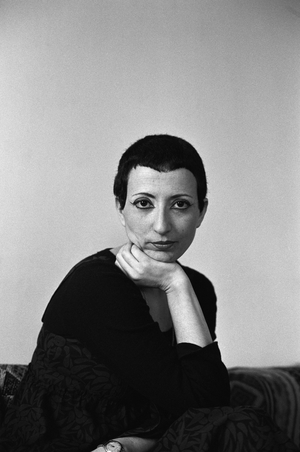 Portrait of Helene Cixous, March 18, 1976, Paris