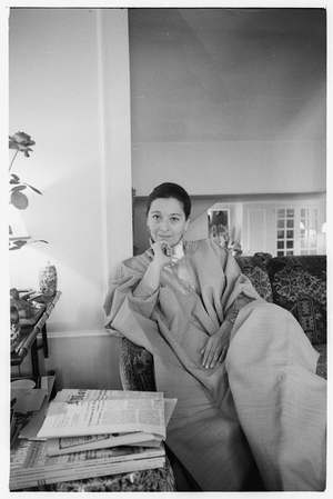 Portrait of Edmonde Charles-Roux (Charles Roux), in May 1971