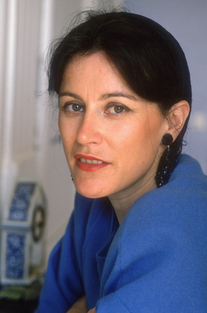 Portrait of Irene Frain at Villiers Sur Loir, Centre Val De Loire, May 2, 1986