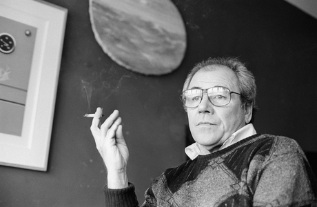 Portrait of Jean Baudrillard at Paris, January 27, 1986