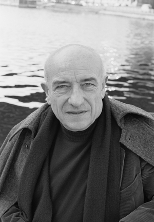 Portrait of Bernard Clavel at Paris, February 10, 1989