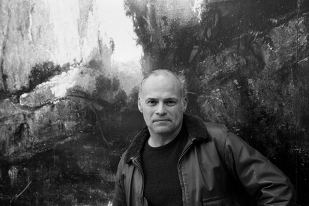 Portrait of Joseph Incardona,  17/09/17 (b/w photo)