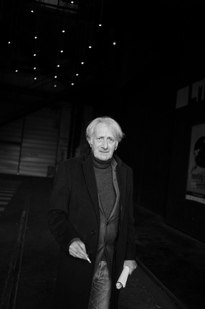 Portrait of Patrick Deville,  18/11/17 (b/w photo)