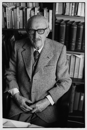 Portrait of Jules Moch, December 17, 1976