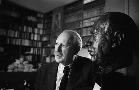 Portrait of Jean Dutourd at Paris, April 8, 1987