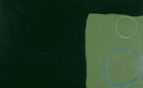 Black and Dull Green with Two Circles: September 1962