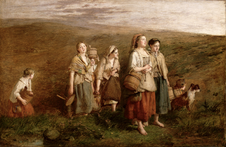 The Flowers of the Forest, 1864 (oil on canvas)