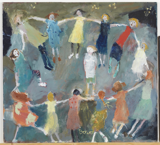 Farmer in the Den, 2009 (oil on board)