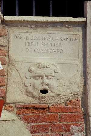 Denunciation Box on the Zattere (stone)