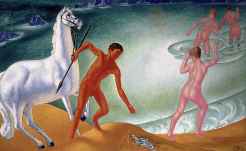 The Thirsty Warrior, 1915 (oil on canvas)