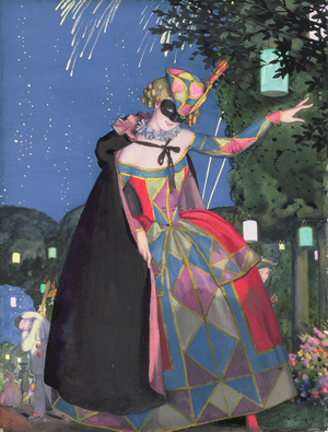 The Little Tongue of Columbine, 1913 (w/c & gouache on paper)