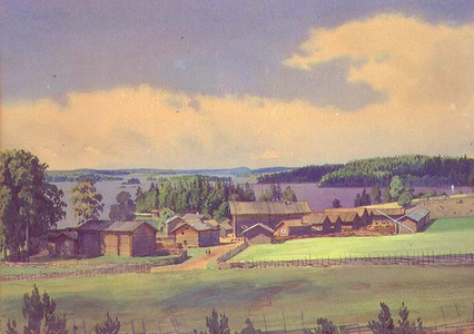 Northern Landscape (w/c on paper)