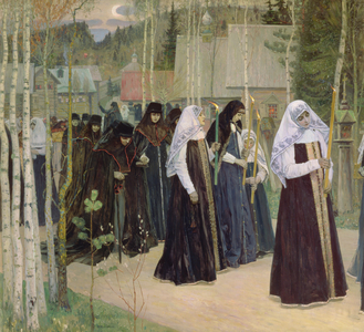 The Taking of the Veil, 1898 (oil on canvas)