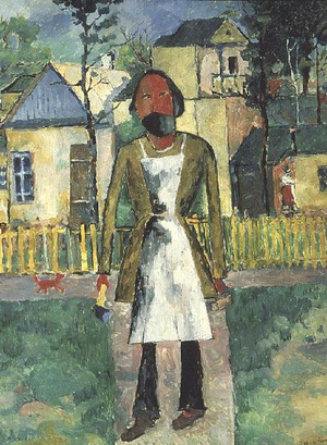 The Carpenter, 1908-10 or p.1927 (oil on board)