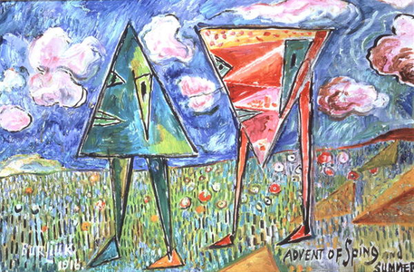 The Advent of Spring and Summer, 1916 (oil on canvas)