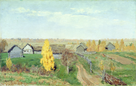Golden Autumn in the Village, 1889 (oil on canvas)