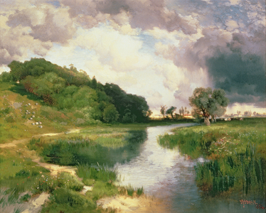 Approaching Storm, Amagansett, 1884 (oil on canvas)