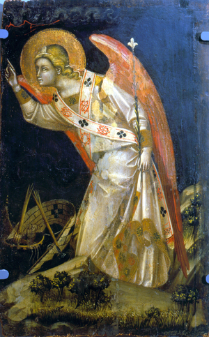 The Archangel Gabriel (tempera on panel)