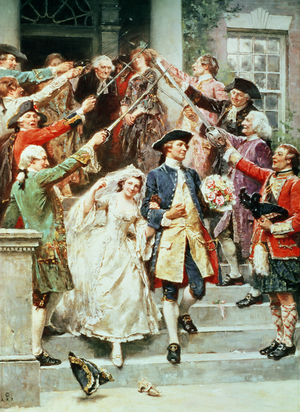 "Here Comes the Bride", the Wedding of George and Martha Washington in 1759