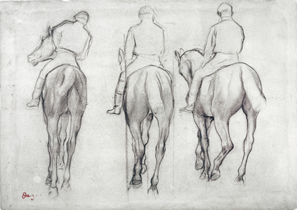 Jockeys (pencil)