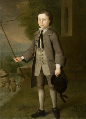 Sir Frederick Evelyn as a Boy, 1744 (oil on canvas)
