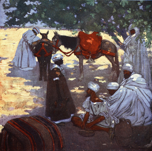 The Mid-day Heat, 1904 (colour litho)