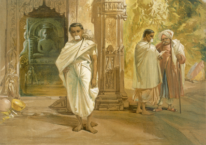 Jain Priests, from 'India Ancient and Modern', 1867 (colour litho)