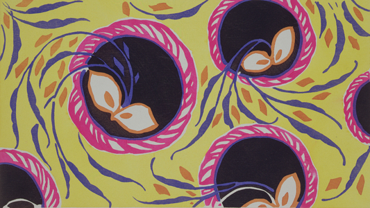 Design motif from 'Floreal: Dessins & Coloris Nouveaux', 1920 (pochoir print)