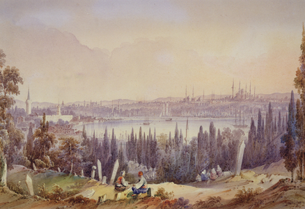 View of the Golden Horn, c.1840 (w/c on paper)