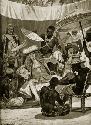 Early British settlement in the Gold Coast (litho)