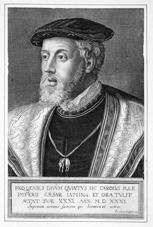 Charles V (1500-58) (engraving)