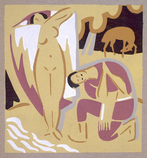 Ideas, from 'Designs for Wallpapers', published late 1920s-1930s (colour litho)