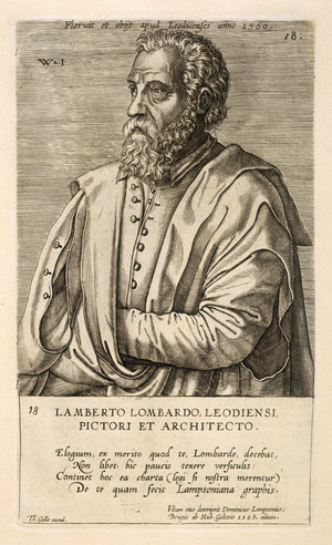Portrait of Lambert Lombard (engraving)