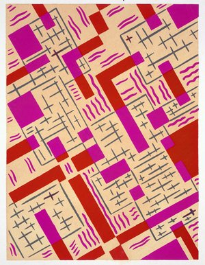 Design from 'Nouvelles Compositions Decoratives', late 1920s (pochoir print)