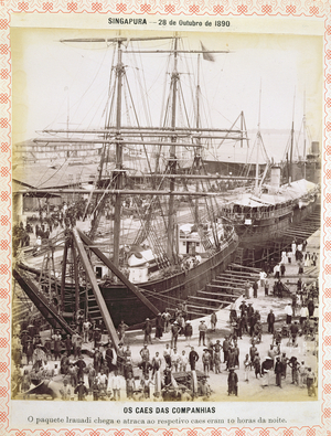 Singapore, 28th October 1890 (b/w photo)