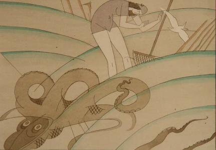 The Octopus, c.1920 (stencil on paper)