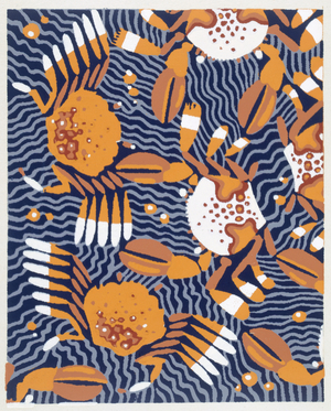 Lobster, published 1925 (colour litho)