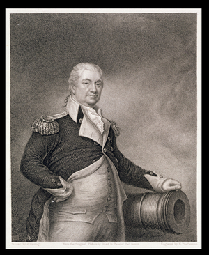 Major General Henry Knox (1750-1806) engraved by John Francis Eugene Prud'Homme (1800-92) (engraving)