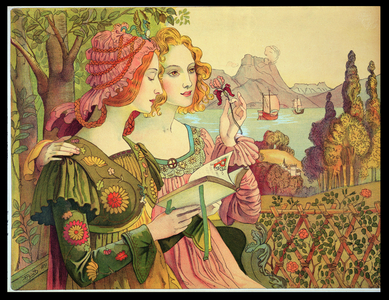 The Golden Legend, 1897, from 'L'Estampe Moderne', published Paris 1897-99 (colour litho)