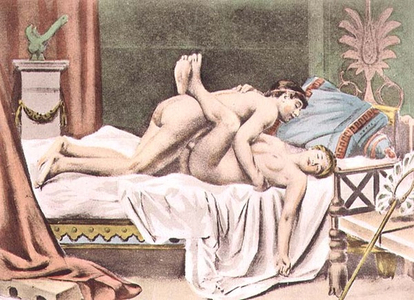 Ancient Times, plate II from 'De Figuris Veneris' by F.K Forberg, engraved by the artist, 1900 (litho)