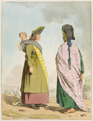 Gipsies, plate 25 from Volume I of 'The Manners, Customs and Amusements of the Russians', etched by the artist, pub. 1803 (aquatint)