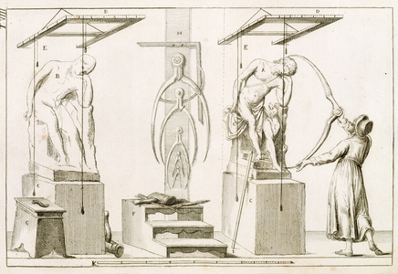 A Sculptor's Studio, c.1800 (engraving)