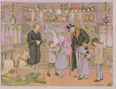 The Toy Shop, from 'The Book of Shops', 1899 (colour litho)